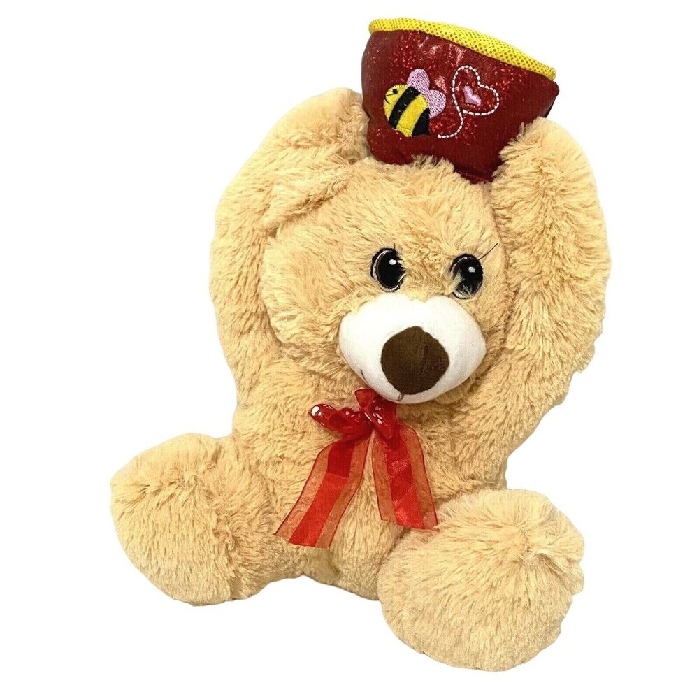 Plush Honey Pot Valentine Bear 12" Whimsy Love‎ Friendship Stuffed Animal